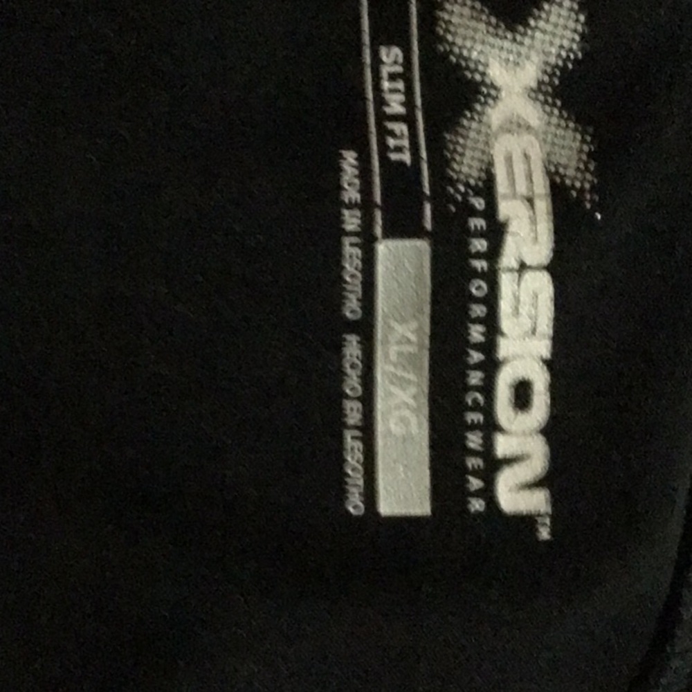 Xersion Black Slim Fit Performance Top